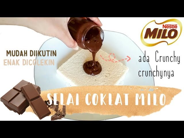 Resep Membuat Selai Cokelat Milo Yang Crunchy Youtube