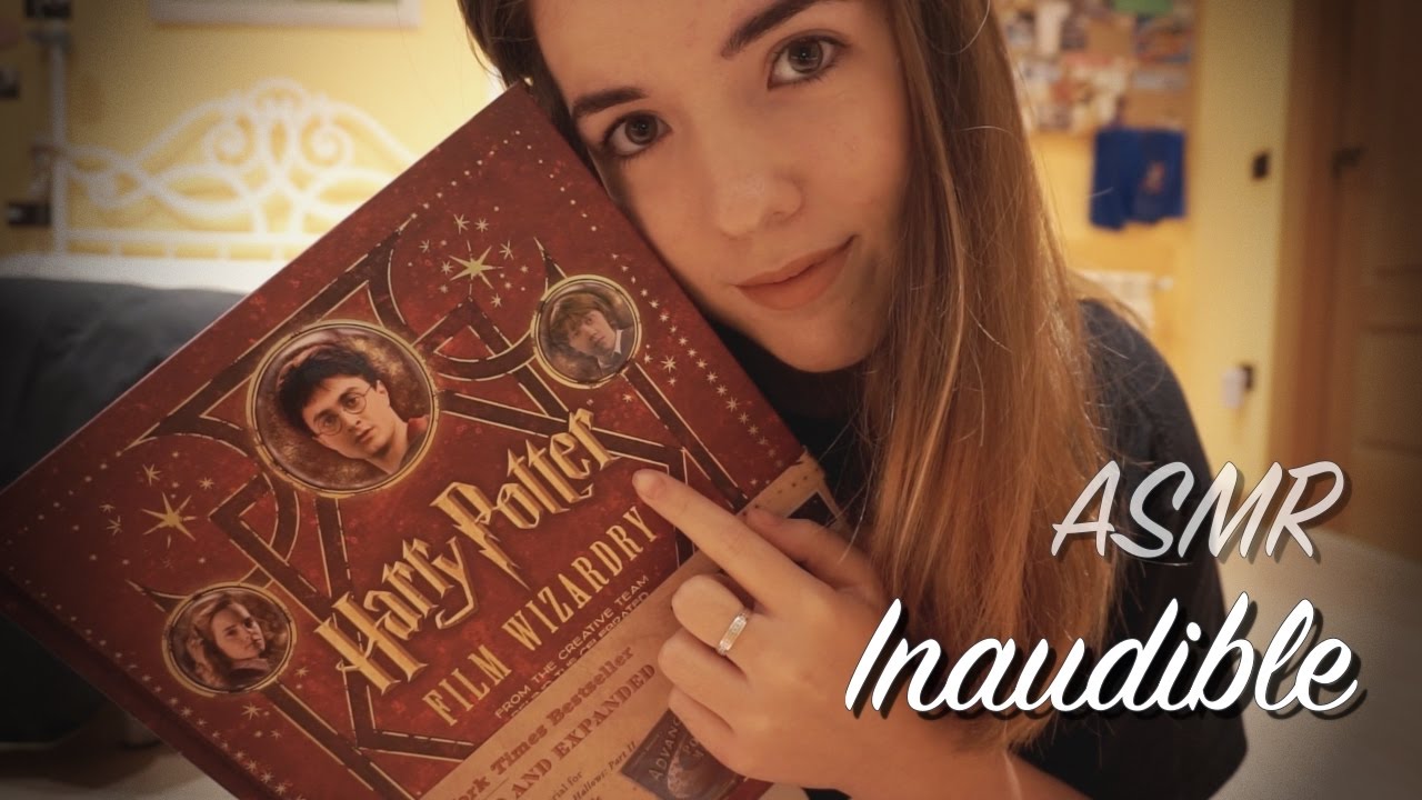 ASMR - Pasando hojas y lectura inaudible ♥❤♥