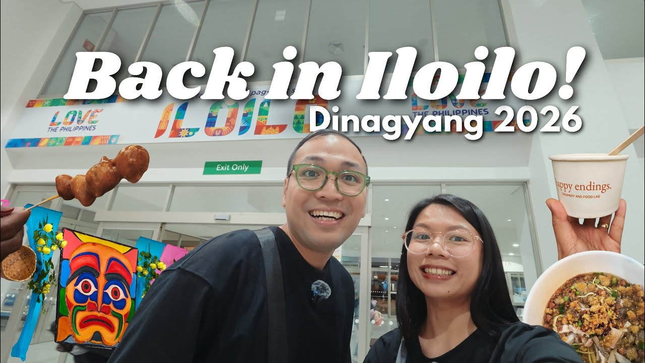 Iloilo Vlog Part 1 | NAIA to Iloilo + Dinagyang Festival Day 1 (Ilomination Night)