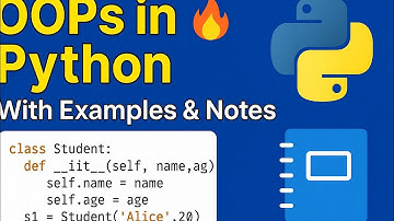 Oops in python with practical examples and notes with detailed explanation | python full course