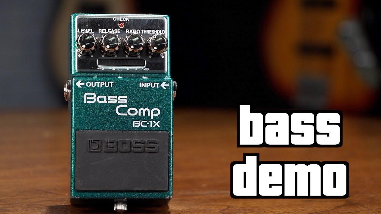 Boss BC-1X Bass Compressor Demo