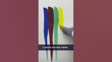 Trying Out Marker Paper for the First Time