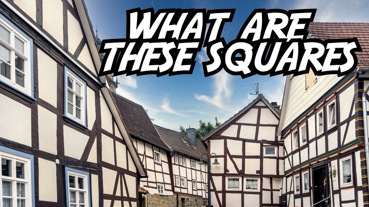 Why Medieval Houses Had Black and White Squares YouTube