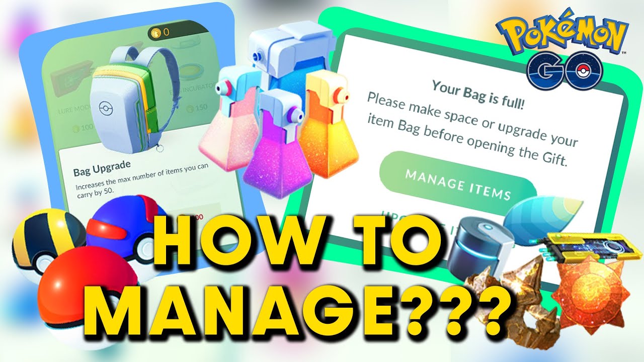 Hula hoop balance Feeling NEVER WORRY about ITEM BAG SPACE again! (ITEM BAG Management in POKEMON GO)  - YouTube