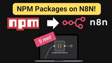 5min: Install NPM Packages on N8N + Web Scraping Demo
