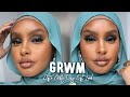 GRWM GIRLS DAY OUT EDITION | TEAL SOFT GLAM MAKEUP LOOK | Jasmine Egal