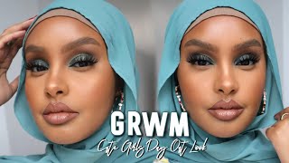 GRWM GIRLS DAY OUT EDITION | TEAL SOFT GLAM MAKEUP LOOK | Jasmine Egal