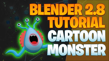 Modeling a cartoon monster - Blender 2.8 Tutorial