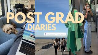 POST GRAD DIARIES | tech start-up BTS, come with me to my 9-5, taking you through my calendar