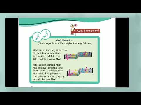 Lagu Allah Maha Esa Nada Lagu Nenek Moyangku Seorang Pelaut Youtube