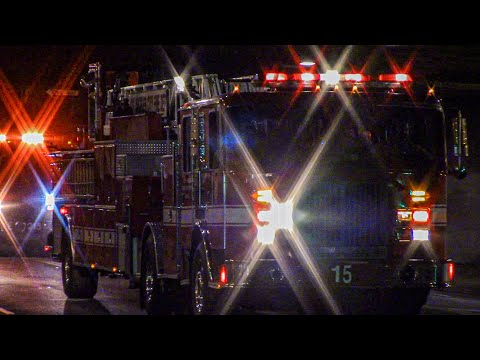 LAFD Light Force 15 & Rescue 815 Responding
