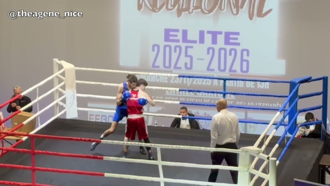 (combat final) ASKHAPOV Adam deviens CHAMPION PACA  FFBoxe 2025.  Face-à-face (23 nov 2025)