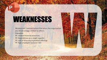 PowerPoint Tutorial | SWOT Page Slide | To be Expert of PowerPoint