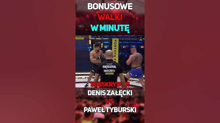 Bonusowe Walki W Minutę - Denis Załęcki VS Paweł Tyburski #shorts #famemma #mma #załęcki #tyburski