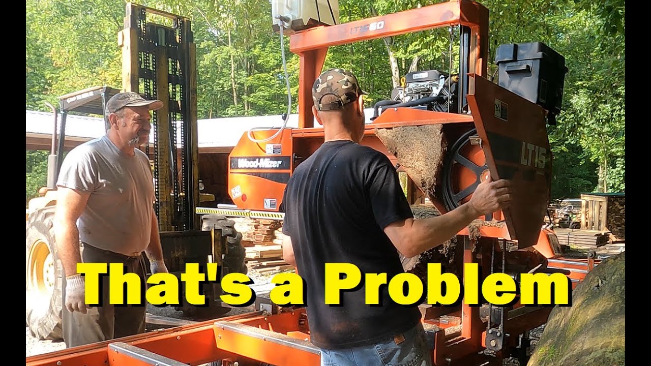 Sawdust problems, Walnut on the Sawmill! YouTube