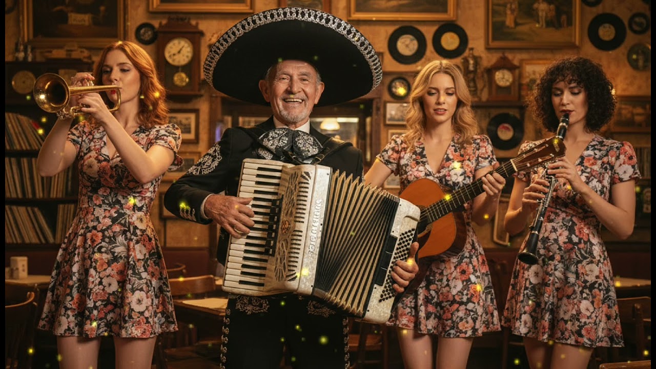 Golden Polka Memories | Accordion & Mariachi Folk Serenade ✨