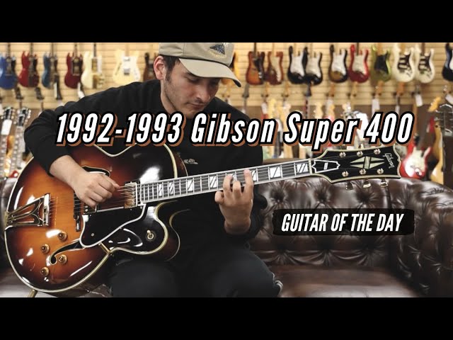 1992-1993 Gibson Super 400 | Guitar of the Day - Jonah Matos - YouTube