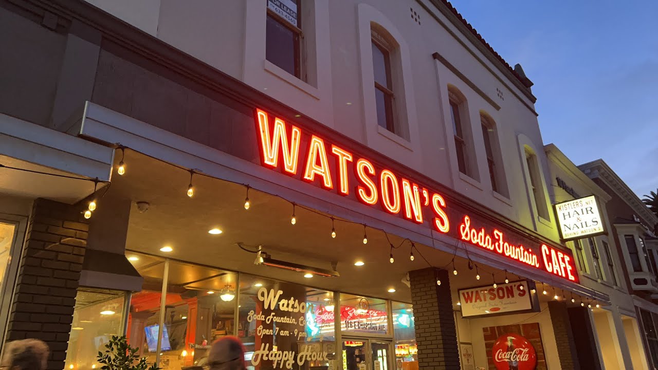 100 Years old Watson's Soda Fountain Orange, California YouTube