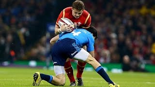 Textbook Tackle From Italian Winger Leonardo Sarto Rbs 6 Nations