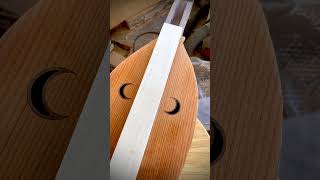 New Sound Hole Design on this New Traditions dulcimer.