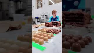 Working a chocolate factory does have it’s perks 😅🍫 But actually though it’s all fun and games