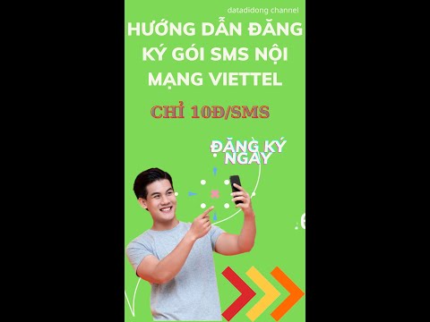 Video Cách đăng ký gói nhắn tin nội mạng Viettel 5K 10K miễn... - youtube