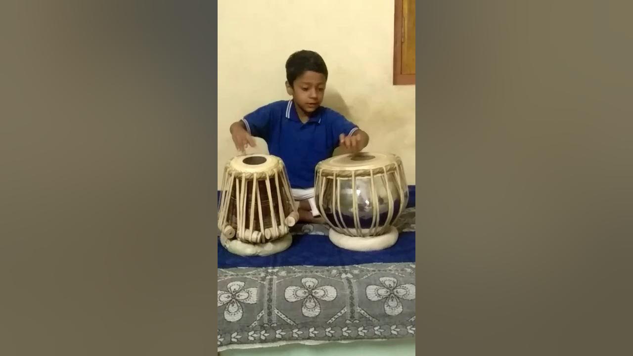 ,Raghav 7 year Old tabla vadak YouTube