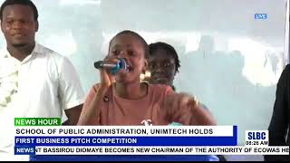 School of Public Administration, UNIMTECH, holds First Business Pitch Competition 
