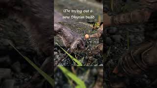 This Always Happens When Trying Out A New Skyrim Build #skyrim #gaming  #elderscrolls