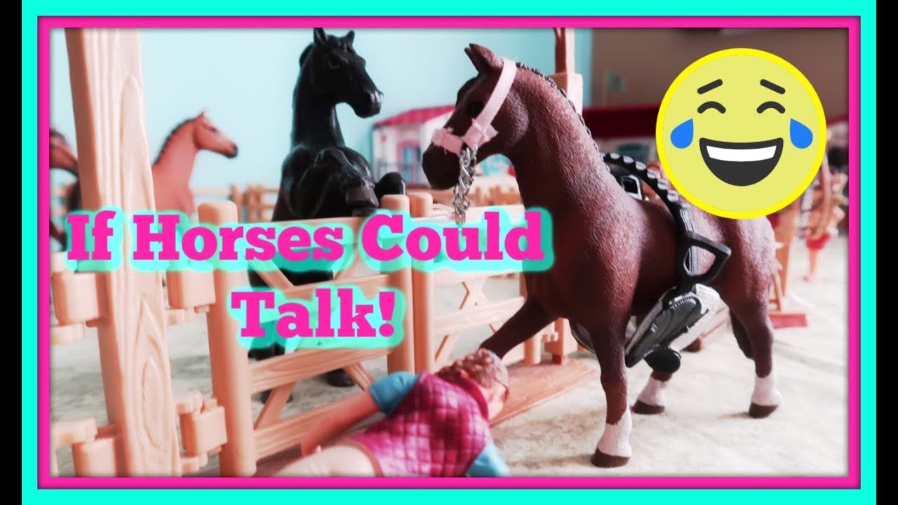 🐎NEW!😂 If Horses Could Talk! 😂A Schleich Horse Original Skit!🐎FIRST DAY TV