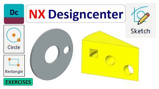NX Designcenter Circle Rectangle Exercises screenshot 5