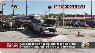 At Least 1 Person Hospitalized After South Greensburg Crash