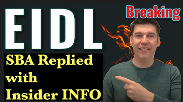 Breaking EIDL - SBA Replied with Insider INFO! Grants n Loans