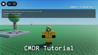 How To Install Cmdr And Create Custom Commands In Roblox Studio Roblox Studio Tutorial