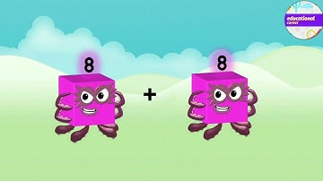 Meet Identical number addition 1 to 50 | learn to count ‎@educationalcorner110  #maths