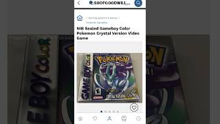 $1,001.00 US for Sealed Pokémon Crystal GBC wow who’s gonna buy this? #pokemon #gbc #nintendo
