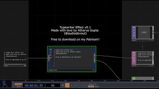 typewriter.tox - Typing Effect in TouchDesigner - Free TOX FIle