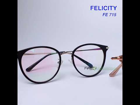 Video Gọng kính mắt thời trang FELICITY FE715 - youtube