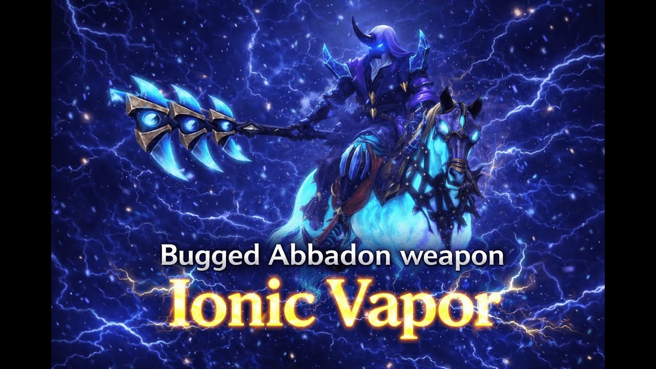 Abbadon bugged ethereal gem (Ionic Vapor) Emissary's Blade + mix sets Dota 2