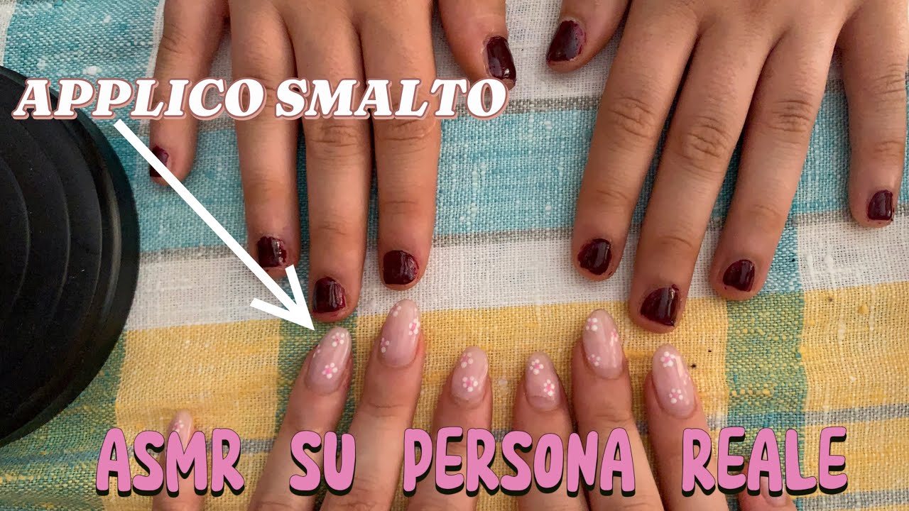 ASMR FACCIO LE UNGHIE ALLA MIA AMICA💅🏻 asmr ita su persona reale