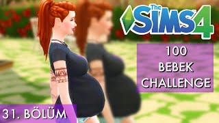 VAMPİR KIZ KÖYLÜ ANNE  (The Sims 4 100 Bebek Challenge) B.31