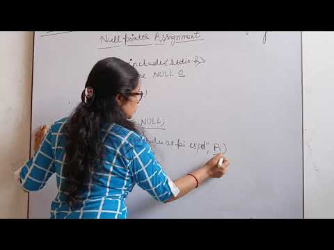 Null pointer assignment (Pointer part 6)
