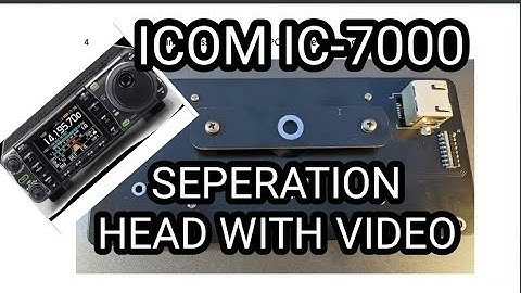 ICOM IC-7000 SEPERATION KIT -WITH VIDEO OUT /RJ45 CONNECTOR