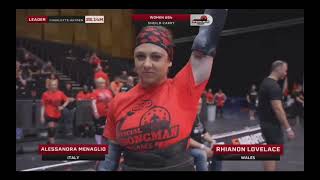 : Alessandra Menaglio Strongwoman u64kg European Championship 2023 Official Strongman Games.