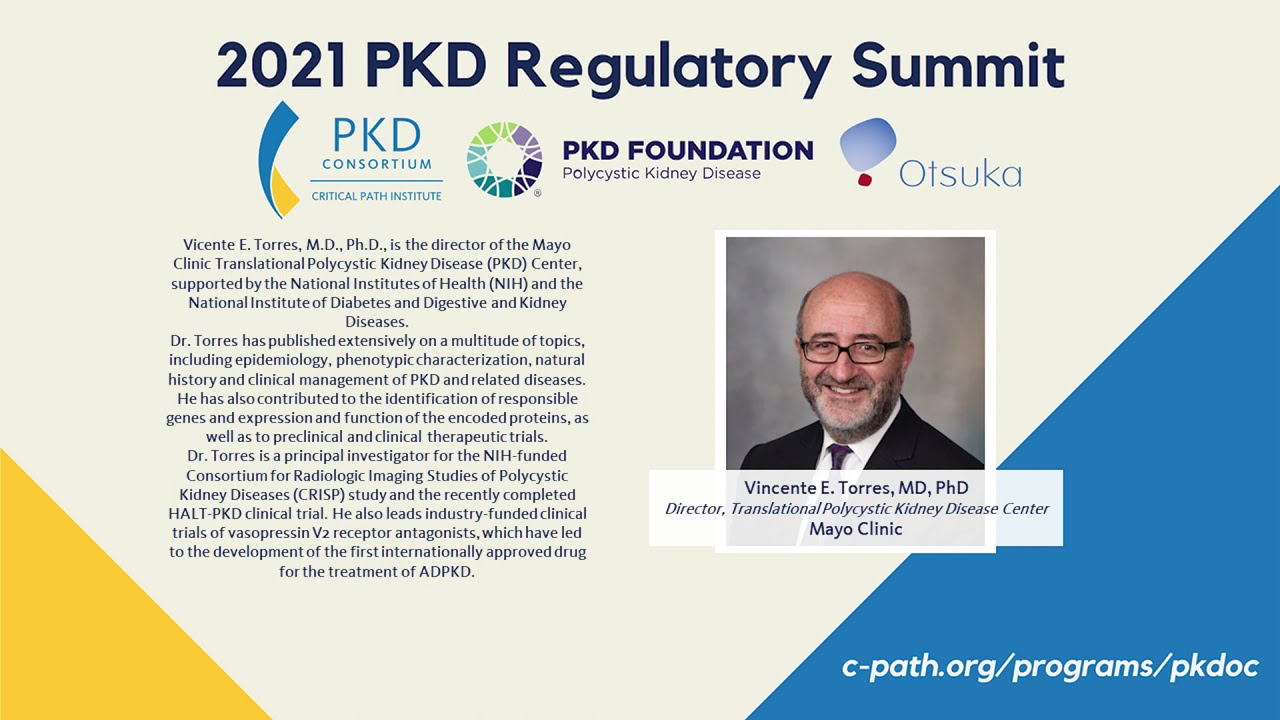2021 PKD Regulatory Summit: Clinical trial design in PKD: early TKV modeling for trial enrichment