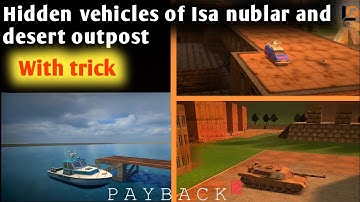 Payback2 All Hidden vehicles in  new cities of (isa nublar,desert outpost)@LogicalGalaxy