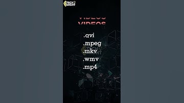 Some Popular File Extensions For All Types Of Data