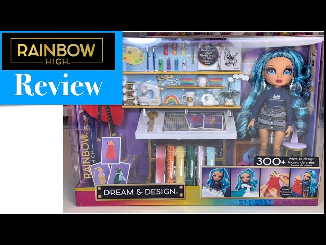 Ensemble de jeu Rainbow High Dream & Design Fashion Studio - Avec poupée  Skyler