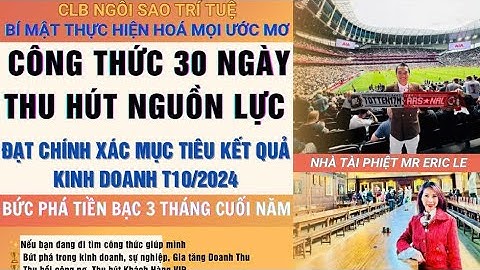 NGAY 6: CÁC CÁCH GIAO TIẾP VỚI TIỀM THỨC TRONG KINH DOANH!