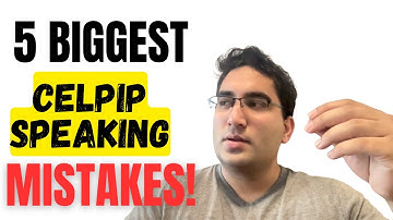 5 Reasons Why People FAIL CELPIP Speaking. Avoid this in the CELPIP Exam!